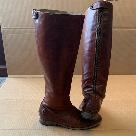 Frye Melissa Button Back Zip Boots - Picture 7 of 10